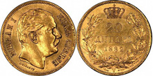 Gold Coins of Serbia