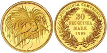 Gold Coins of German New Guinea