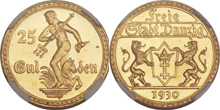 Gold coins of Danzig