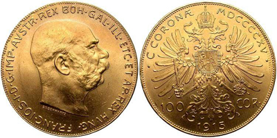 Austrian Gold 100 Coronas