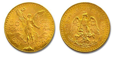 Mexican Gold Fifty Pesos