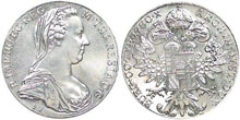 Maria Theresiaset Silver Coin 