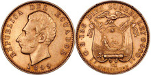 Gold Coins of Ecuador