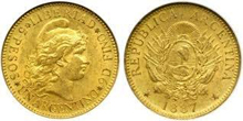 Gold Coins of Argentina