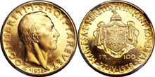 Gold coins of Albania