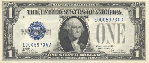 $1 Silver Certificate