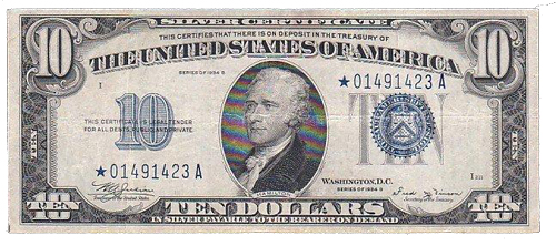 $10 Silver Certificate