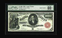 Fr. 187k $1000 1880 Legal Tender PMG Extremely Fine 40