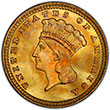 Gold Dollar Type 3