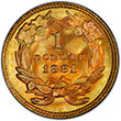 Gold Dollar Type 3