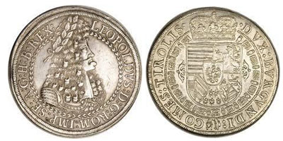 Leopold Thaler Silver Coin