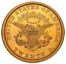 1849-C G$1 Open Wreath AU58 PCGS