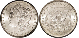 1896-O $1 MS64 PCGS. 