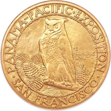 1915-S Panama-Pacific Round Fifty, MS66