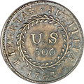 1783 Quint, Type Two, AU53